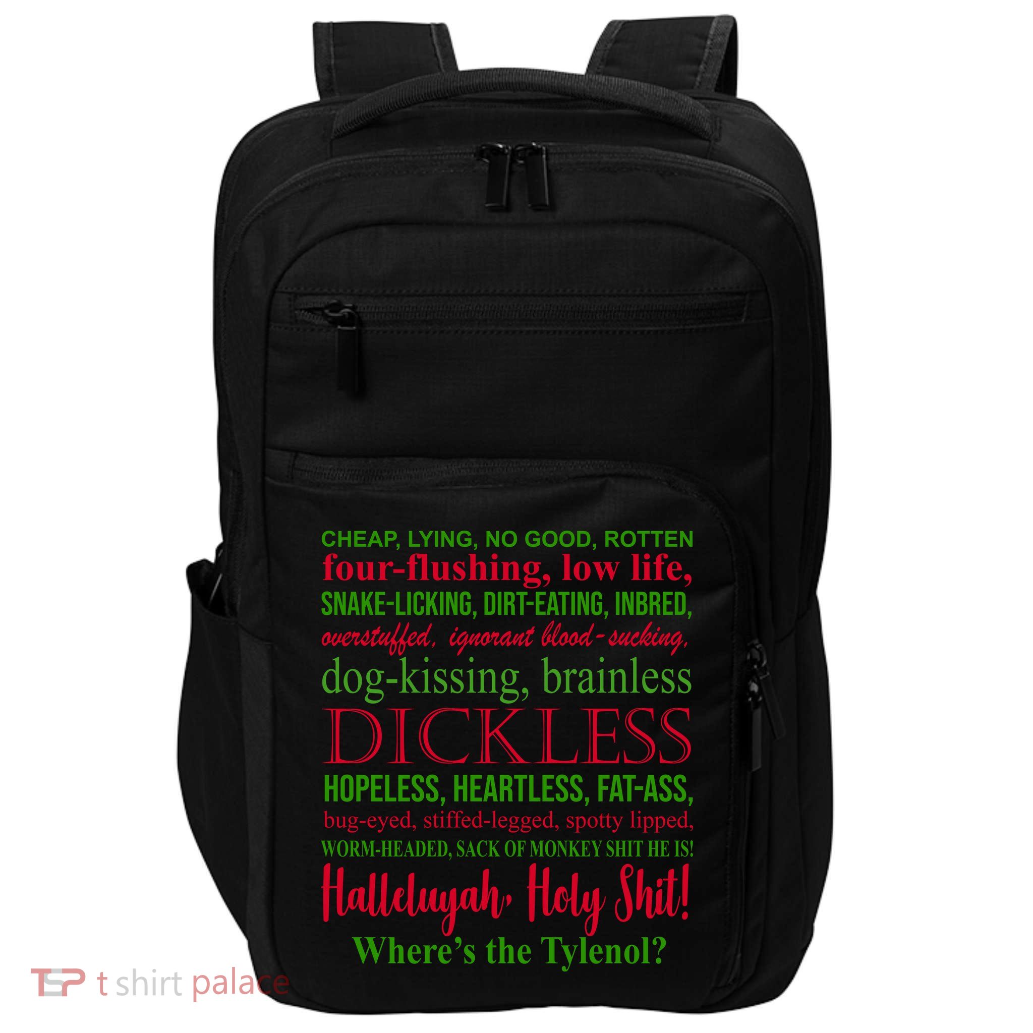 Funny Christmas Family Vacation Movie Quote Impact Tech Backpack