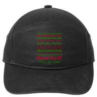 Funny Christmas Family Vacation Movie Quote 7-Panel Snapback Hat