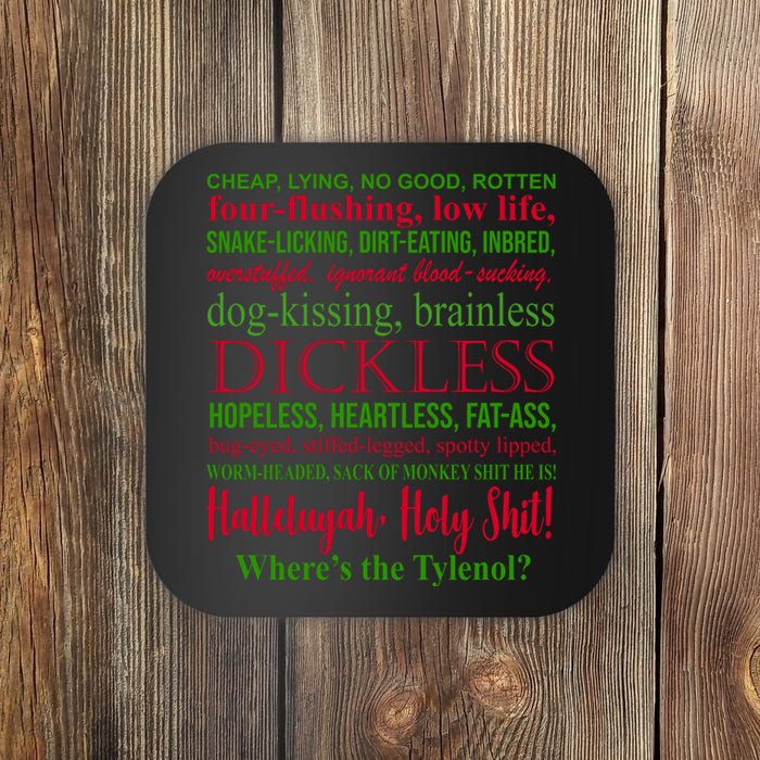 Funny Christmas Family Vacation Movie Quote Coaster