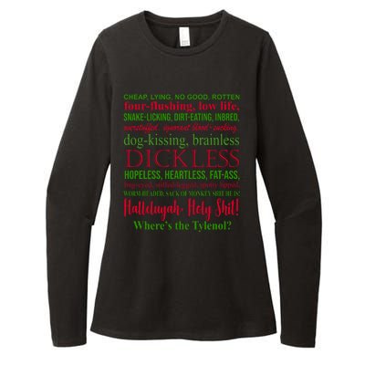 Funny Christmas Family Vacation Movie Quote Womens CVC Long Sleeve Shirt