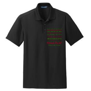 Funny Christmas Family Vacation Movie Quote Dry Zone Grid Polo