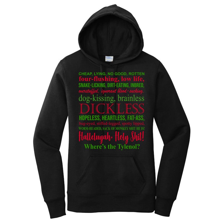 Funny Christmas Family Vacation Movie Quote Women's Pullover Hoodie