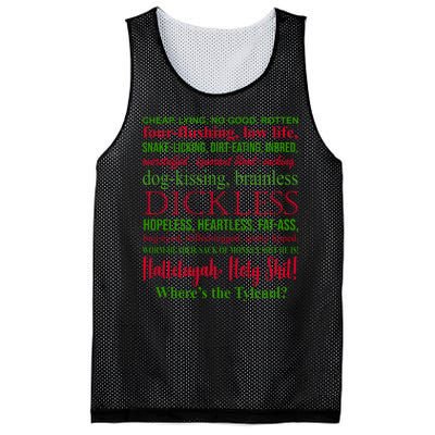 Funny Christmas Family Vacation Movie Quote Mesh Reversible Basketball Jersey Tank