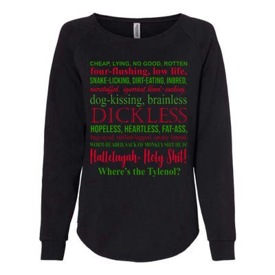 Funny Christmas Family Vacation Movie Quote Womens California Wash Sweatshirt