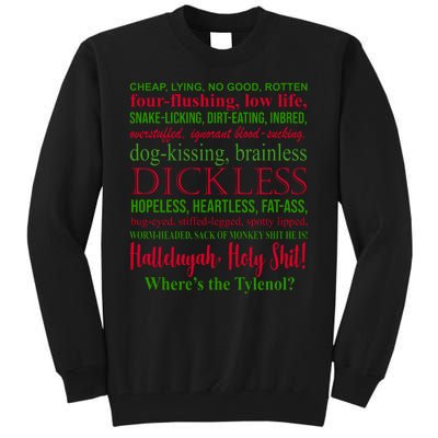 Funny Christmas Family Vacation Movie Quote Tall Sweatshirt