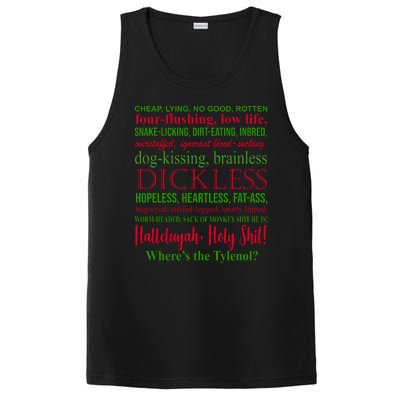 Funny Christmas Family Vacation Movie Quote PosiCharge Competitor Tank