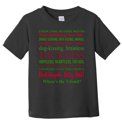 Funny Christmas Family Vacation Movie Quote Toddler T-Shirt