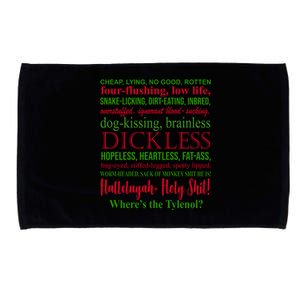 Funny Christmas Family Vacation Movie Quote Microfiber Hand Towel