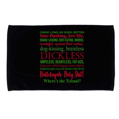 Funny Christmas Family Vacation Movie Quote Microfiber Hand Towel