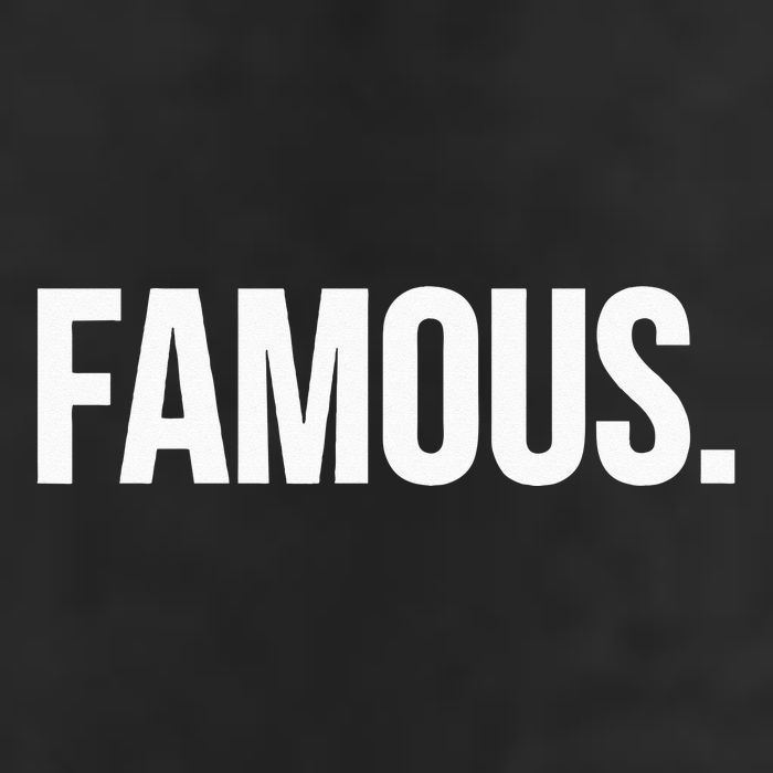 Famous  Celebrity  7 Panel Mesh Trucker Snapback Hat
