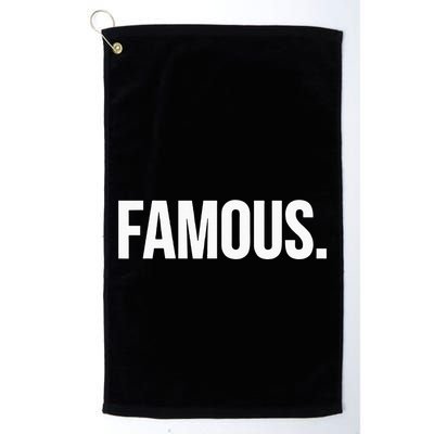 Famous  Celebrity  Golf Towel