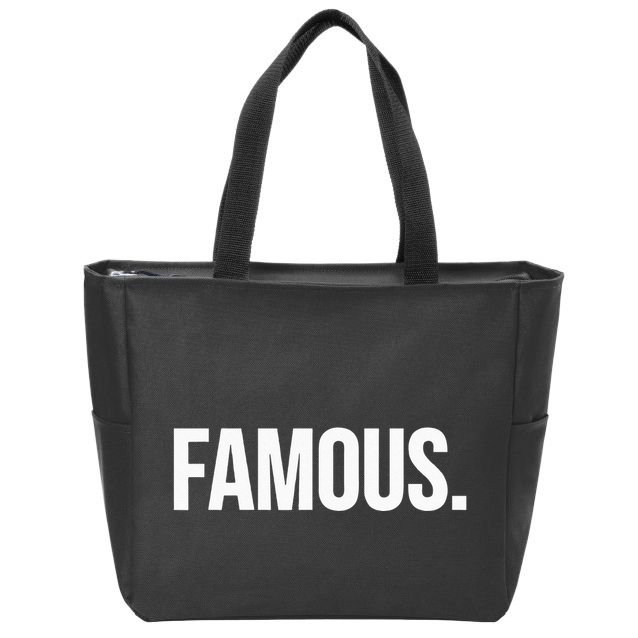 Famous  Celebrity  Zip Tote Bag