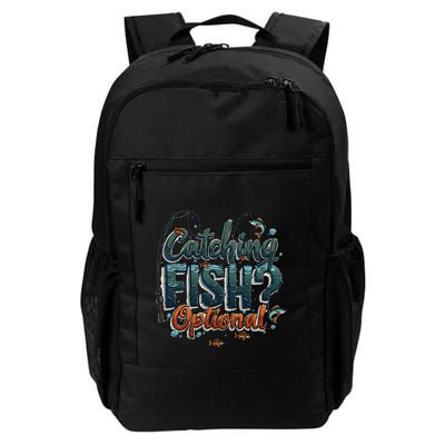 Fishing Catching Fish Optional Relaxing Required Backpack