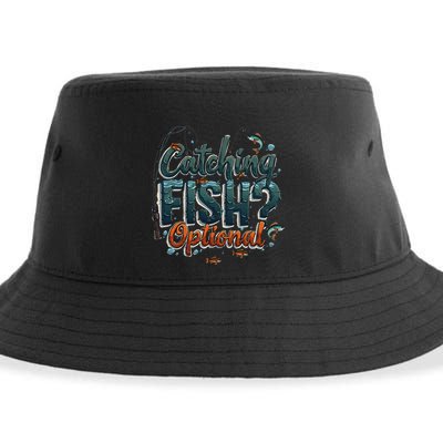 Fishing Catching Fish Optional Relaxing Required Sustainable Bucket Hat