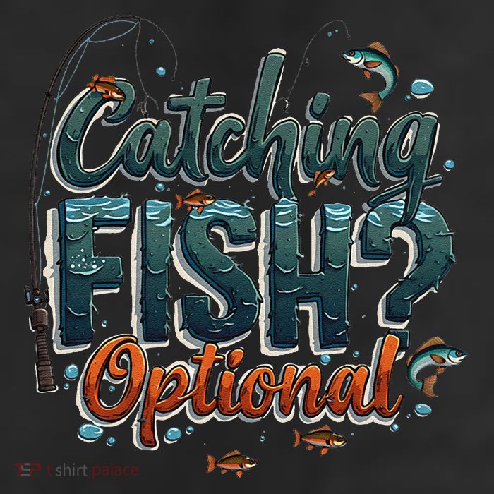 Fishing Catching Fish Optional Relaxing Required 25L Jumbo Tote