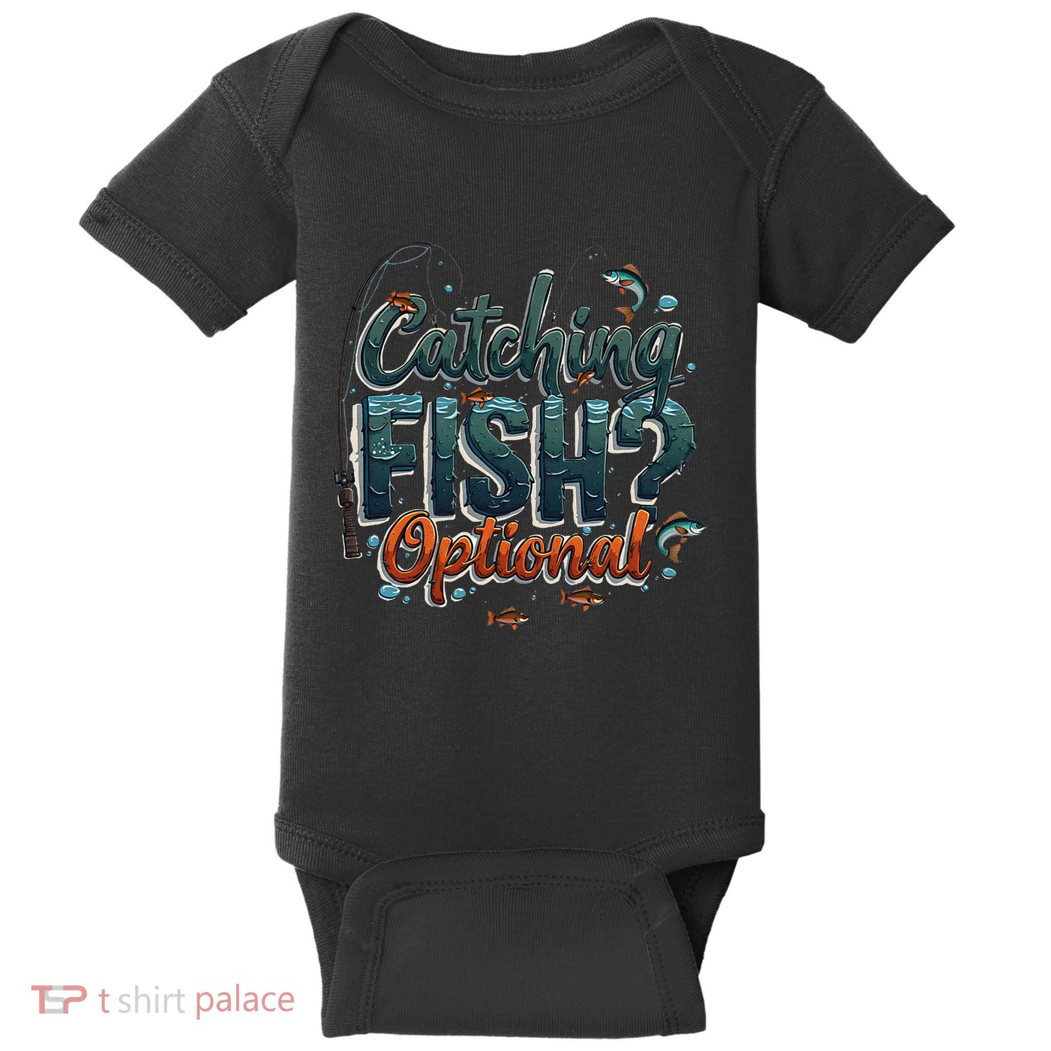 Fishing Catching Fish Optional Relaxing Required Baby Bodysuit