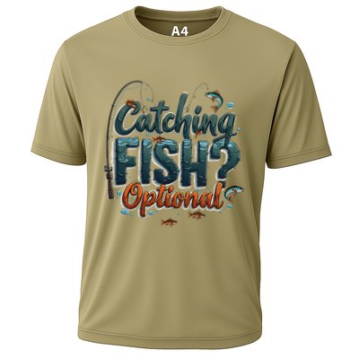 Fishing Catching Fish Optional Relaxing Required Performance Shirt