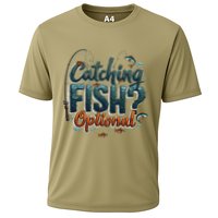Fishing Catching Fish Optional Relaxing Required Cooling Performance Crew T-Shirt