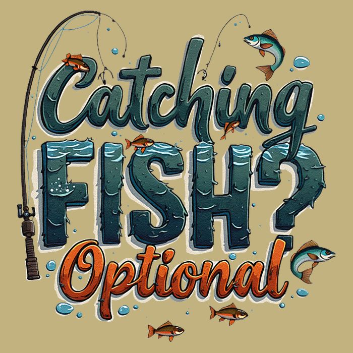 Fishing Catching Fish Optional Relaxing Required Cooling Performance Crew T-Shirt