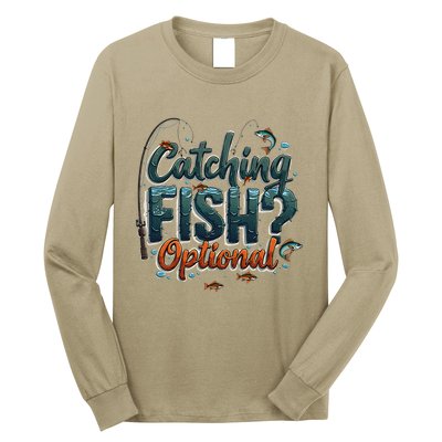 Fishing Catching Fish Optional Relaxing Required Long Sleeve Shirt