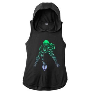 Football Center For Football Player Football Ladies PosiCharge Tri-Blend Wicking Draft Hoodie Tank