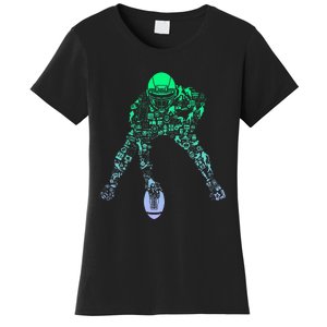 Football Center For Football Player Football Women's T-Shirt