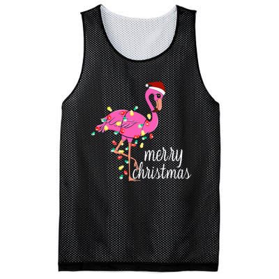 Flamingo Christmas Funny Merry Christmas Flamingo Santa Xmas Mesh Reversible Basketball Jersey Tank