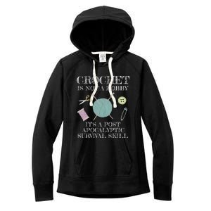 Funny Crochet For Crocheting Lovers Gift Women's Fleece Hoodie