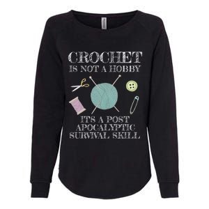 Funny Crochet For Crocheting Lovers Gift Womens California Wash Sweatshirt