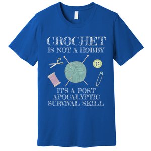 Funny Crochet For Crocheting Lovers Gift Premium T-Shirt