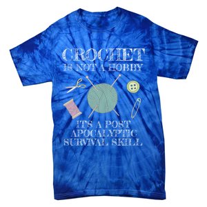 Funny Crochet For Crocheting Lovers Gift Tie-Dye T-Shirt