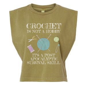 Funny Crochet For Crocheting Lovers Gift Garment-Dyed Women's Muscle Tee