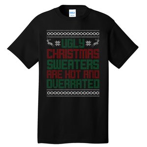 Funny Christmas For Ugly Sweater Party Kids Tall T-Shirt