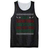 Funny Christmas For Ugly Sweater Party Kids Mesh Reversible Basketball Jersey Tank