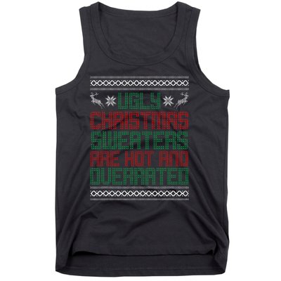 Funny Christmas For Ugly Sweater Party Kids Tank Top