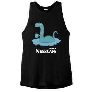 Funny Coffees For - Funny Loch Ness Monster Ladies PosiCharge Tri-Blend Wicking Tank