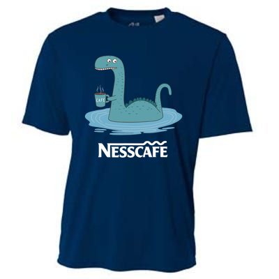 Funny Coffees For - Funny Loch Ness Monster Cooling Performance Crew T-Shirt