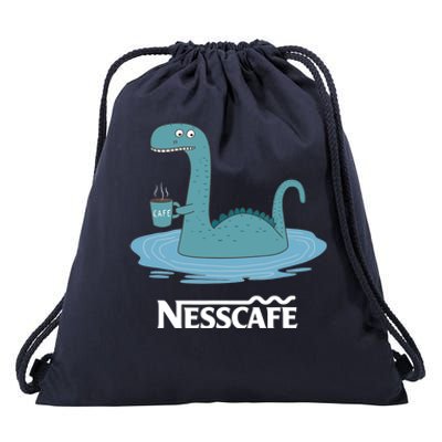 Funny Coffees For - Funny Loch Ness Monster Drawstring Bag