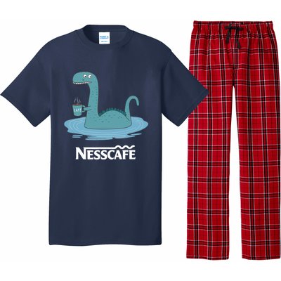 Funny Coffees For - Funny Loch Ness Monster Pajama Set