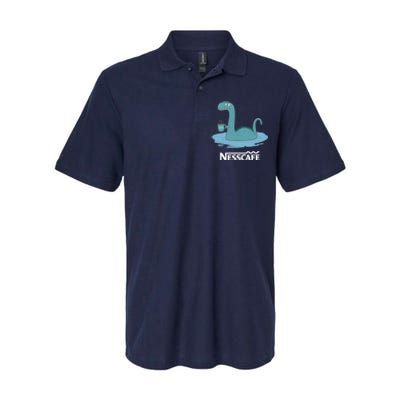 Funny Coffees For - Funny Loch Ness Monster Softstyle Adult Sport Polo