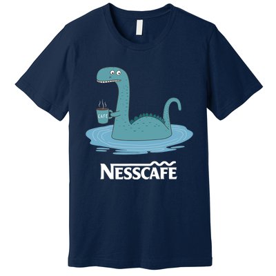 Funny Coffees For - Funny Loch Ness Monster Premium T-Shirt