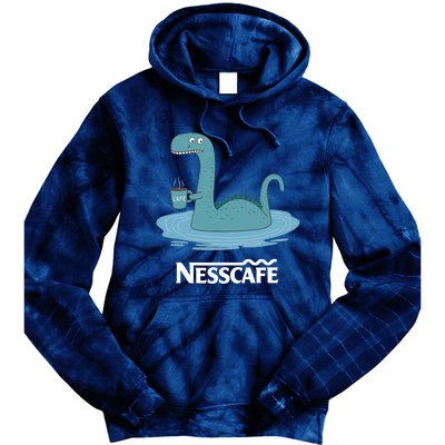 Funny Coffees For - Funny Loch Ness Monster Tie Dye Hoodie