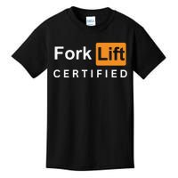 Forklift Certified Kids T-Shirt