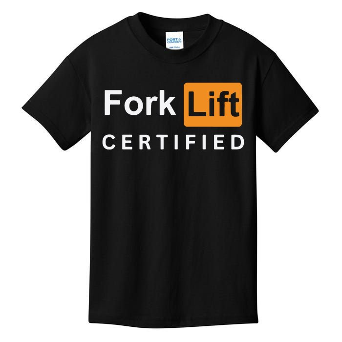 Forklift Certified Kids T-Shirt