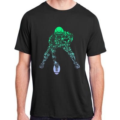 Football Center For Football Player Boy Football Adult ChromaSoft Performance T-Shirt