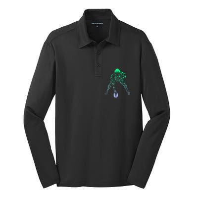 Football Center For Football Player Boy Football Silk Touch Performance Long Sleeve Polo