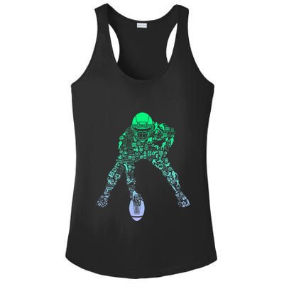 Football Center For Football Player Boy Football Ladies PosiCharge Competitor Racerback Tank