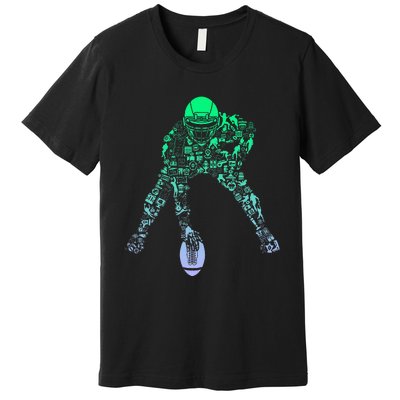 Football Center For Football Player Boy Football Premium T-Shirt