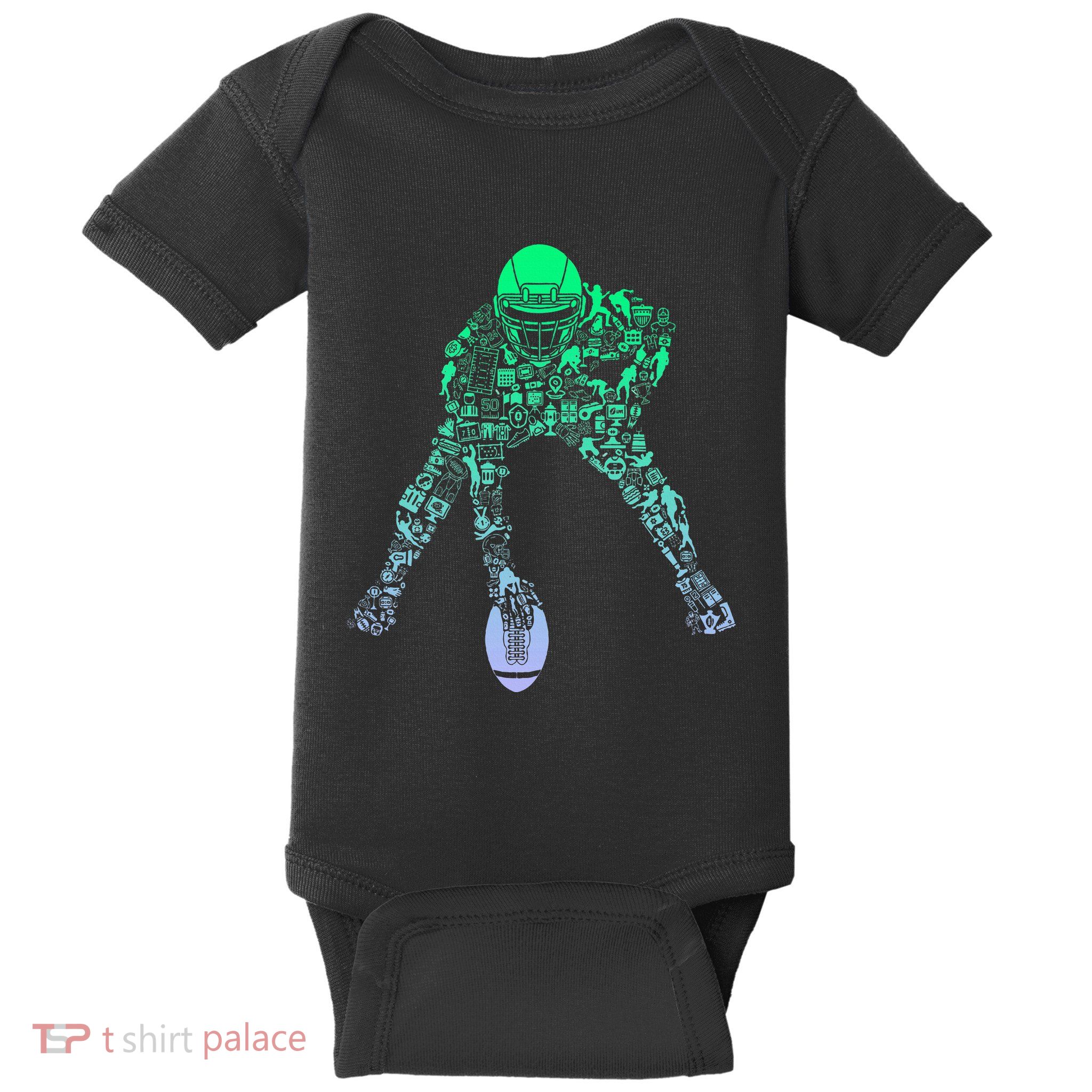 Football Center For Football Player Boy Football Baby Bodysuit