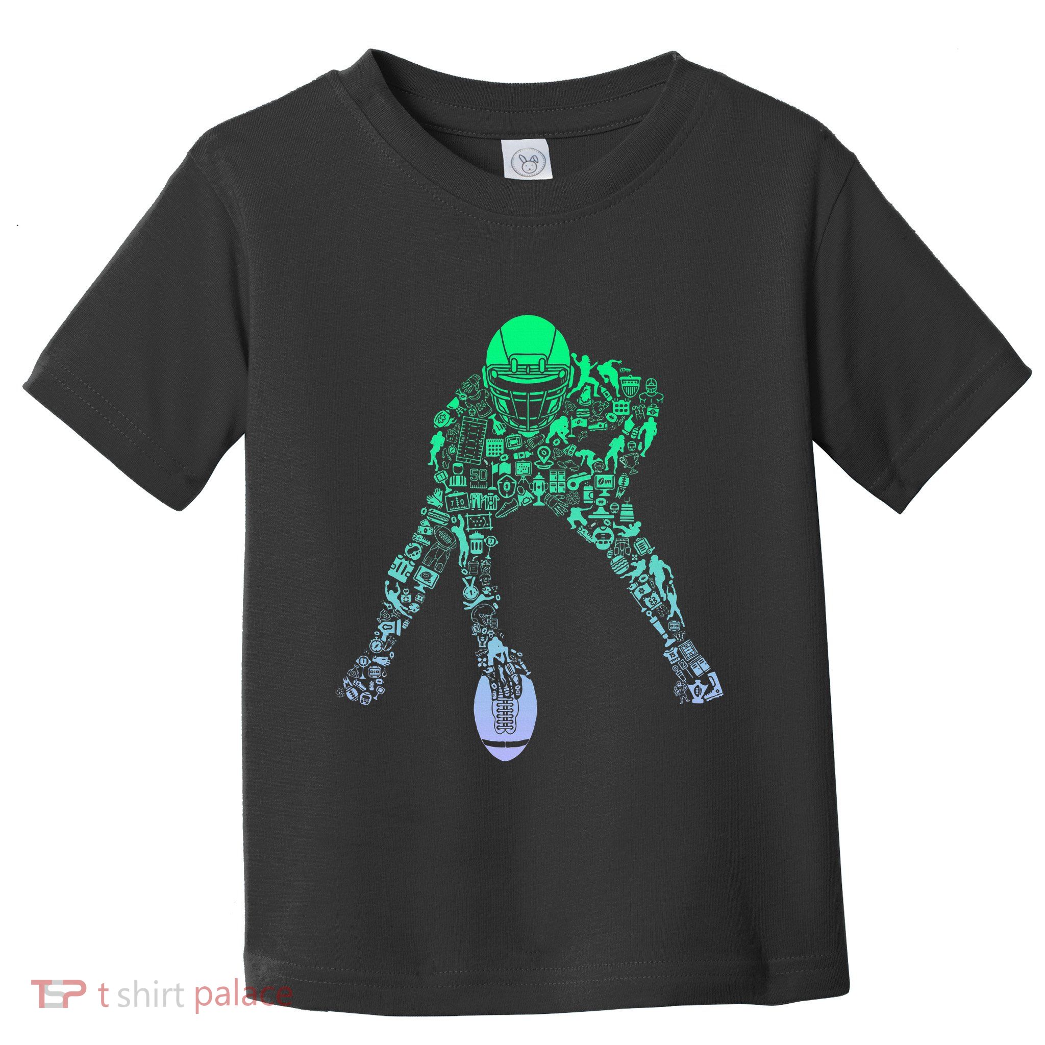 Football Center For Football Player Boy Football Toddler T-Shirt